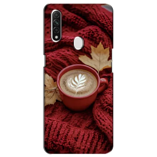 Чехол с принтом «Кофе на пледе» для OPPO A31