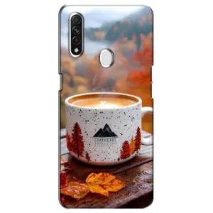 Чехол с принтом «Кофе на природе» для OPPO A31