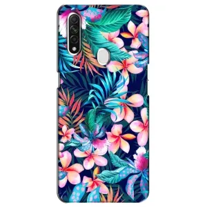 Чохол з принтом «Мальовничі квіти» для OPPO A31