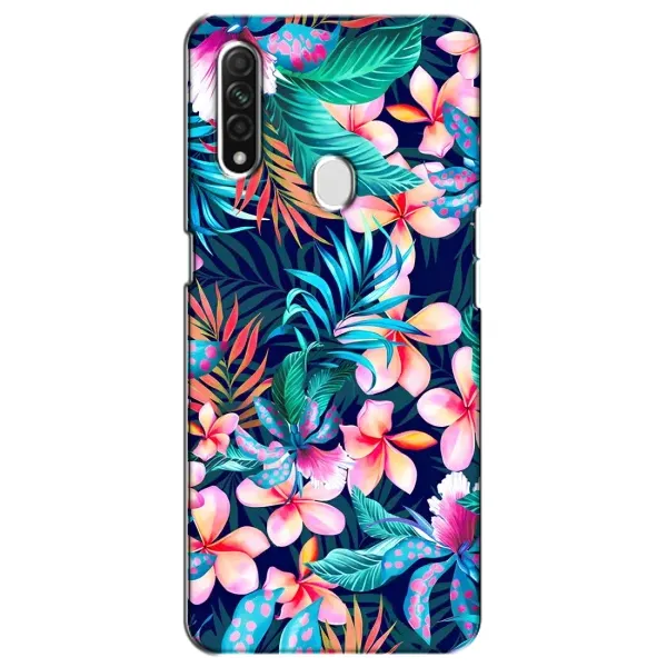 Чохол з принтом «Мальовничі квіти» для OPPO A31