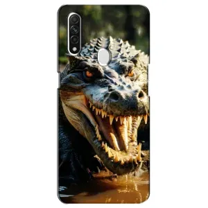 Чохол з картинкою 'Хижаки' для Oppo A31 (Небезпечний крокодил)