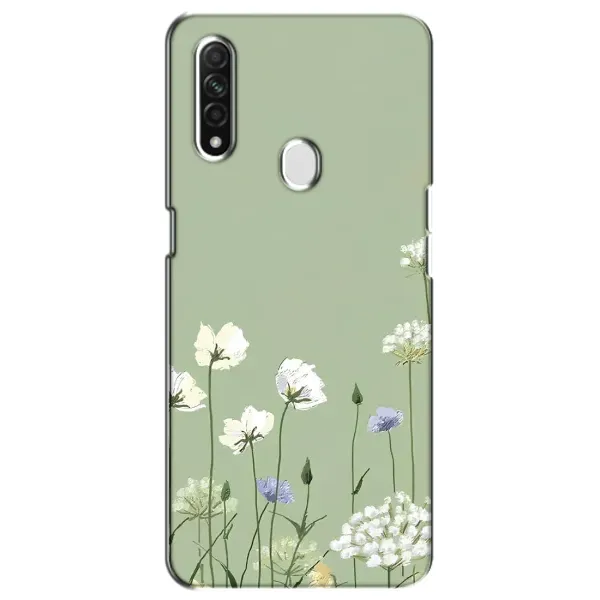 Чохол з принтом «Квіти на зеленому» для OPPO A31