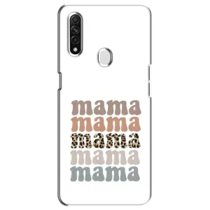 Чохол з принтом «Текстовий колаж мама» для OPPO A31