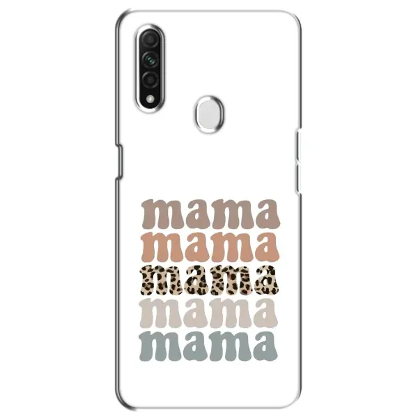 Чохол з принтом «Текстовий колаж мама» для OPPO A31