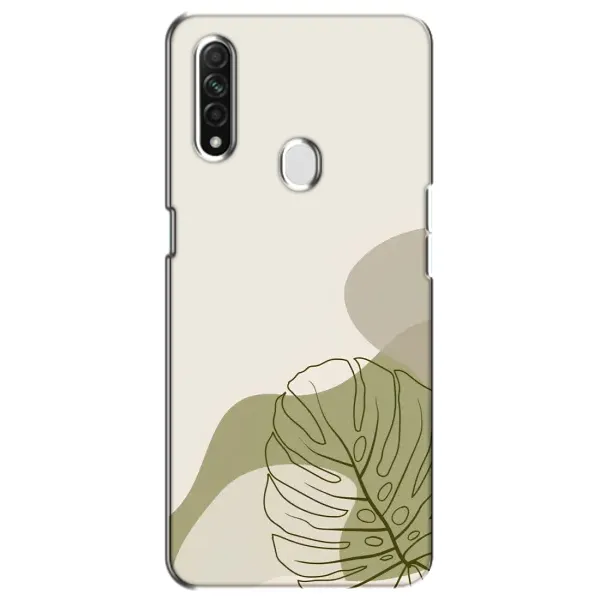 Чохол з принтом «Зелена монстера дизайн» для OPPO A31