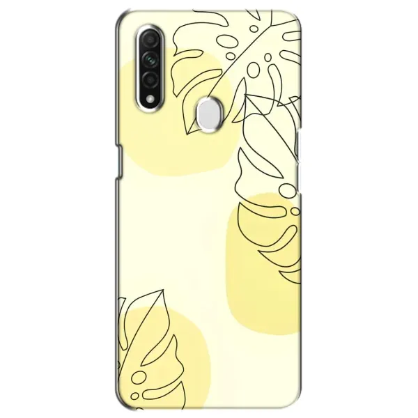Чохол з принтом «Жовта монстера арт» для OPPO A31