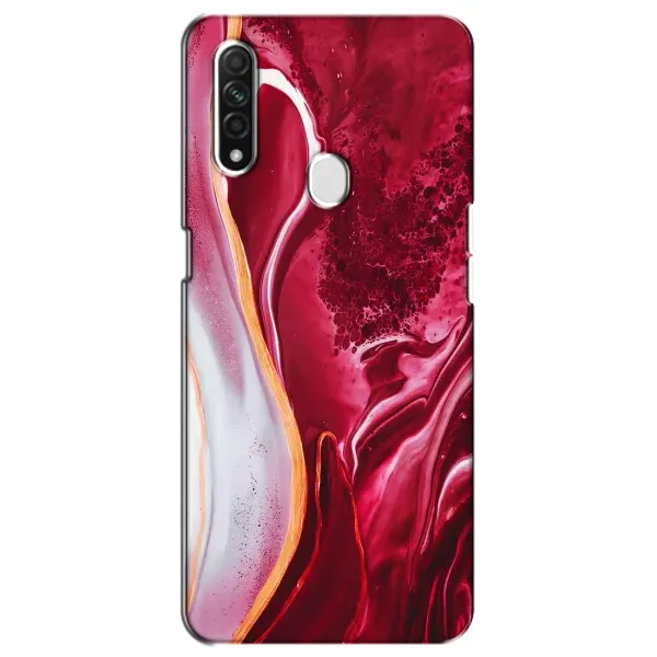 Чохол з принтом «Мрамор червоний» для OPPO A31