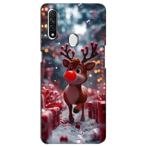 Чехол с принтом «Олень среди подарков» для OPPO A31