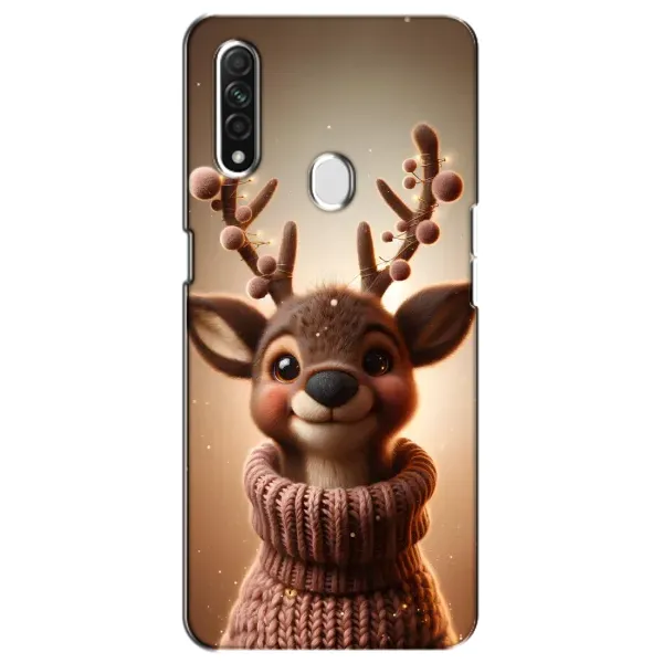 Чехол с принтом «Олень в свитере» для OPPO A31