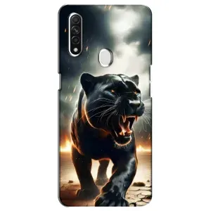 Чохол з картинкою 'Хижаки' для Oppo A31 (Чорна пантера)