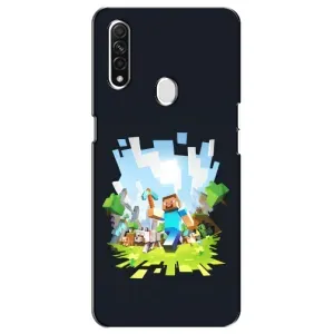 Чохол з принтом «персонажі Minecraft» для OPPO A31