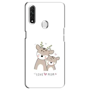 Чохол з принтом «Оленята мама і малюк» для OPPO A31