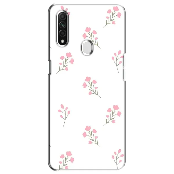 Чохол з принтом «Рожеві квіти» для OPPO A31