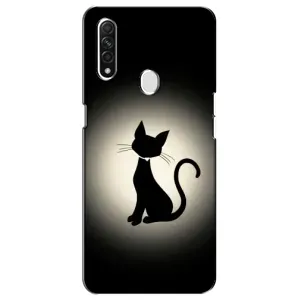 Чохол з принтом «Силует котика» для OPPO A31