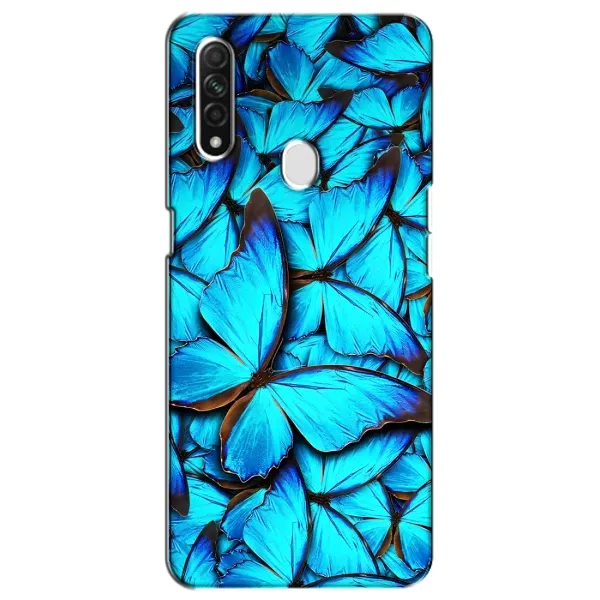 Чохол з принтом «Сині метелики» для OPPO A31 Чохол з принтом «Сині метелики» для OPPO A31