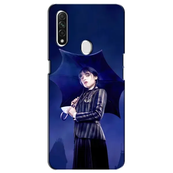 Чохол з принтом «Венздей з парасолькою» для OPPO A31 Чохол з принтом «Венздей з парасолькою» для OPPO A31
