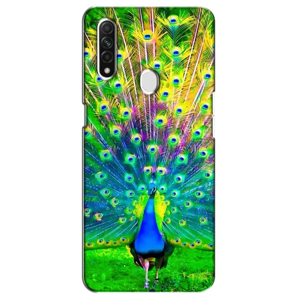 Чохол з принтом «Яскравий Павлин» для OPPO A31
