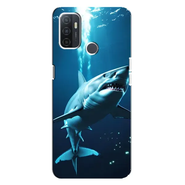 Чехол с принтом «Акула под водой» для OPPO A32 Чехол с принтом «Акула под водой» для OPPO A32