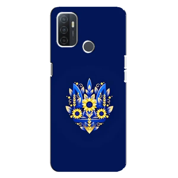 Чехол с принтом «Цветочный Герб» для OPPO A32