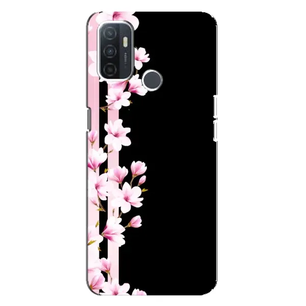 Чохол з принтом «Квіточки» для OPPO A32