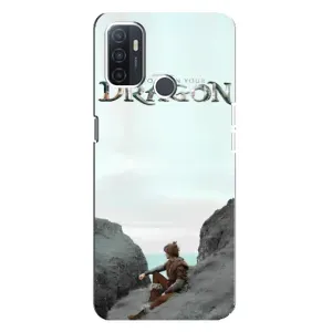 Чохол як приборкати дракона на Oppo A32 (Дракон лого)