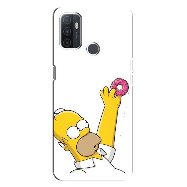 Чохол з принтом «Гомер з пончиком» для OPPO A32 Чохол з принтом «Гомер з пончиком» для OPPO A32