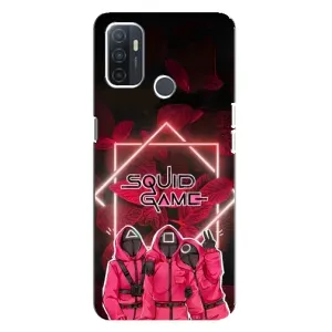 Чохол Гра в кальмара для Oppo A32 (Охоронці Гра кальмара)