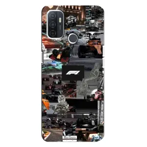 Чохол Формула1 на Oppo A32 (Гоночний колаж Ф1)