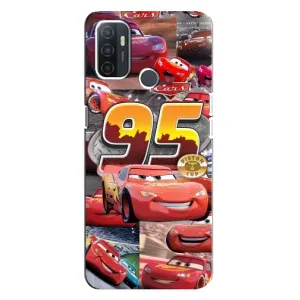 Силіконовий чохол Маквін для Oppo A32 (Колаж Блискавка Маквін)