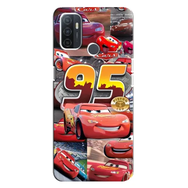 Чохол з принтом «Колаж Блискавка Маквін» для OPPO A32 Чохол з принтом «Колаж Блискавка Маквін» для OPPO A32