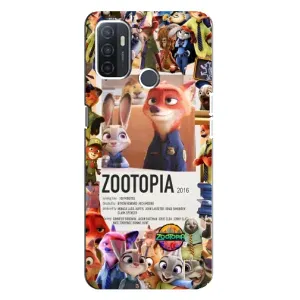 Чохол Зоотрополіс на Oppo A32 (Постер Зоотрополіс)