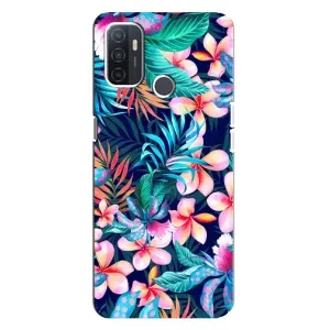 Чохол з принтом «Мальовничі квіти» для OPPO A32