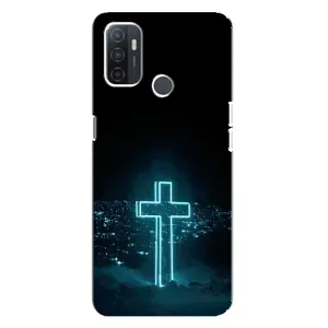 Чехол для Oppo A32 (AlphaPrint) - (Христианские)