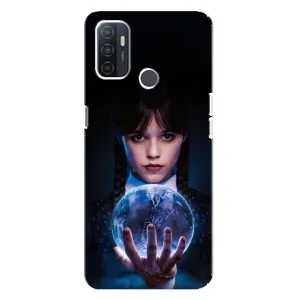 Чохол з дизайном Венздей 2 на Oppo A32 (Магічна сфера Венздей)