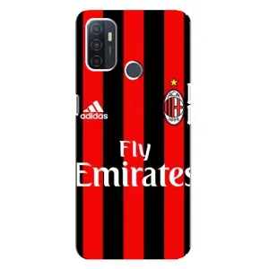 Чохли для Oppo A32 (VPrint) - Футбольні клуби (Milan)