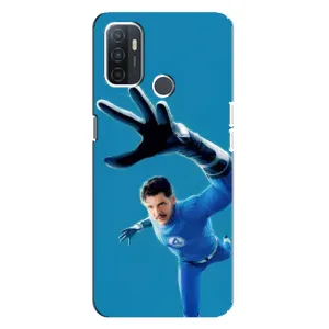 Чохол з принтом Фантастична четвірка для Oppo A32 (Містер Фантастік супергерой)