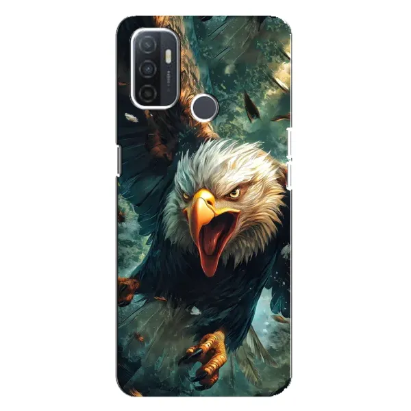 Чехол с принтом «Орел в полете» для OPPO A32 Чехол с принтом «Орел в полете» для OPPO A32