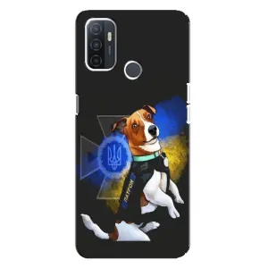 Чохли з картинкою собаки Патрон для Oppo A32 (AlphaPrint) (Патрон собачка)
