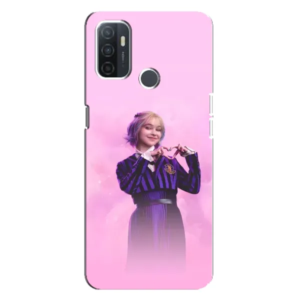 Чохол з принтом «Яскрава Енід Венздей» для OPPO A32 Чохол з принтом «Яскрава Енід Венздей» для OPPO A32