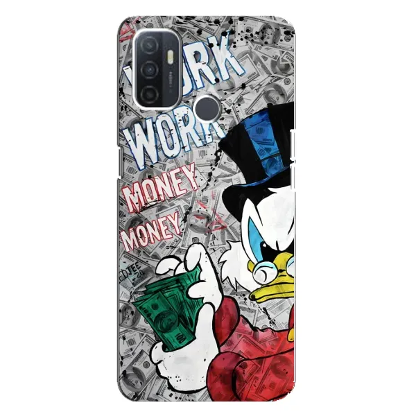Чехол с принтом «Работа Работа» для OPPO A32