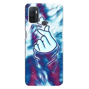 Чехол с принтом «Радужное сердце» для OPPO A32