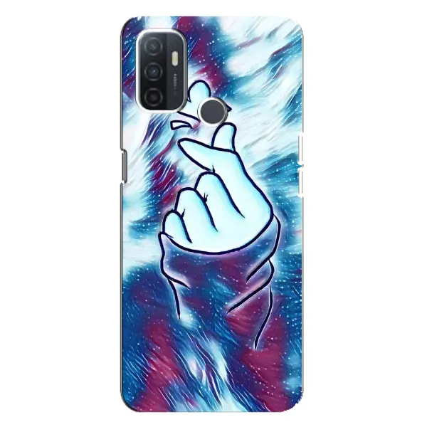 Чехол с принтом «Радужное сердце» для OPPO A32 Чехол с принтом «Радужное сердце» для OPPO A32