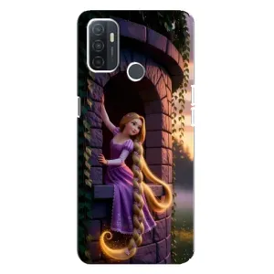 Чохол Рапунцель для Oppo A32 (Рапунцель на вежі)