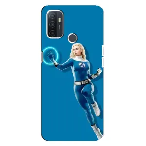 Чохол з принтом Фантастична четвірка для Oppo A32 (Сью Сторм політ)