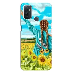 Чохол для Патріота України Oppo A32 - (AlphaPrint) (Україночка)