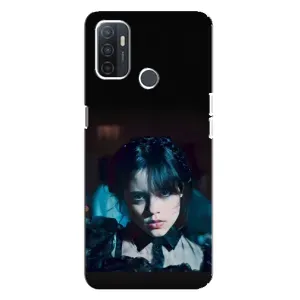 Чохли Венсдей на Oppo A32 Уенсдей (AlphaPrint) (погляд Венздей)