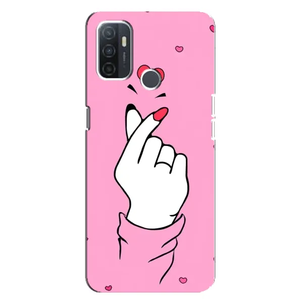 Чехол с принтом «Знак Love» для OPPO A32 Чехол с принтом «Знак Love» для OPPO A32