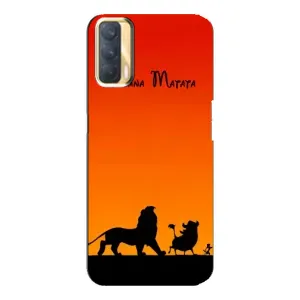 Чохол Король лев на OPPO A33 (Акуна Матата закат)