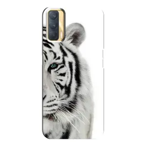 Чохли з картинкою животних Oppo A33 (Білий Тигр)
