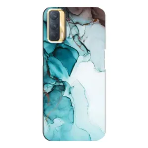 Чохол з принтом «Бірюзовий мрамор» для OPPO A33